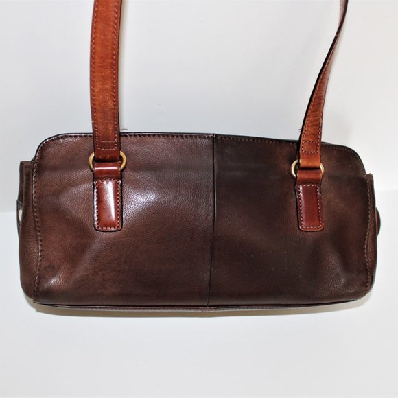 Fossil Vintage Brown Leather Shoulder Bag - Picture 2 of 9